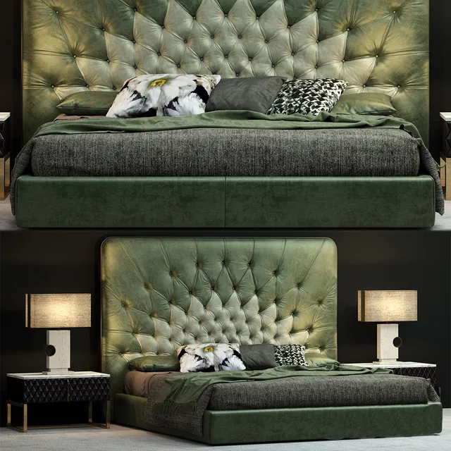 furniture – Contemporary bed VERTIGO 4 3D Model furniture – Contemporary bed VERTIGO 4 3D Model