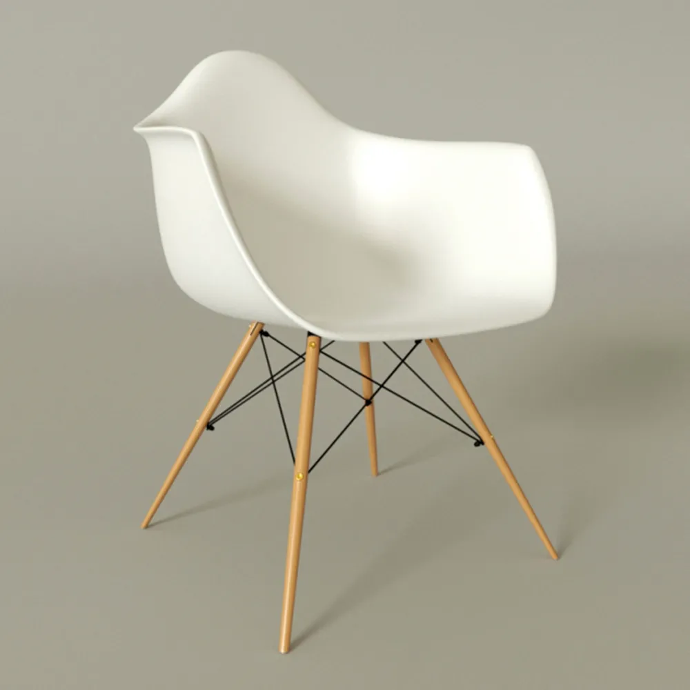furniture – Contemporary chair made of polyurethane 3D Model