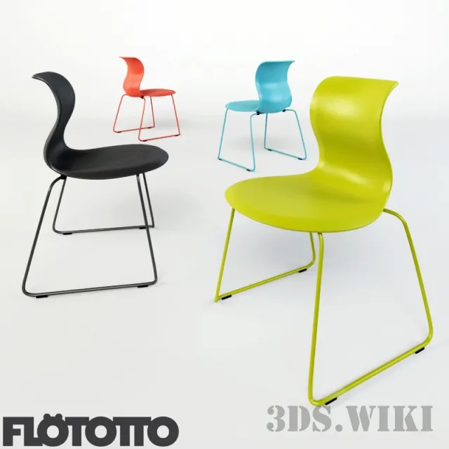 furniture – Contemporary chair PRO FLOETOTTO 3D Model