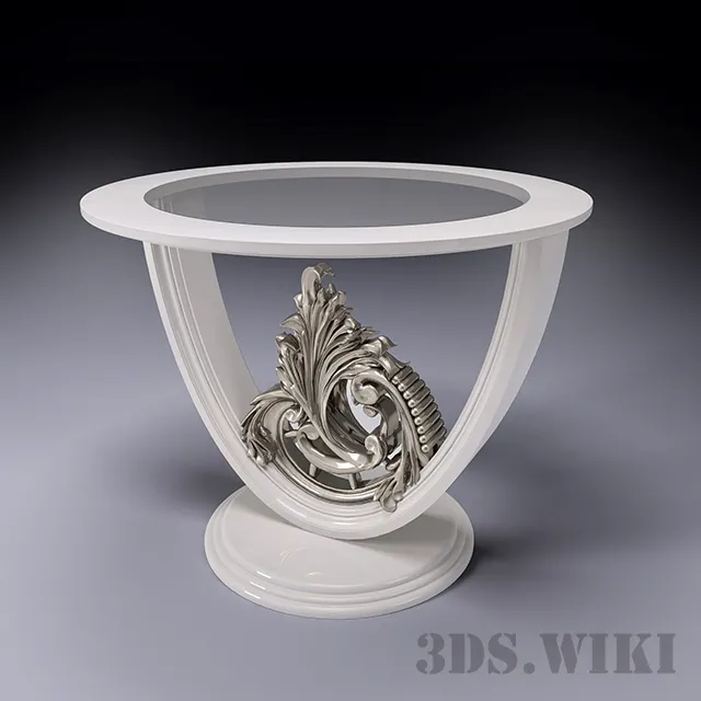 furniture – Contemporary coffee table BELLONI – AURA 3D Model