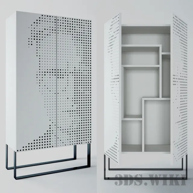 furniture – Contemporary wardrobe Guess storage by Jipson 3D Model furniture – Contemporary wardrobe Guess storage by Jipson 3D Model