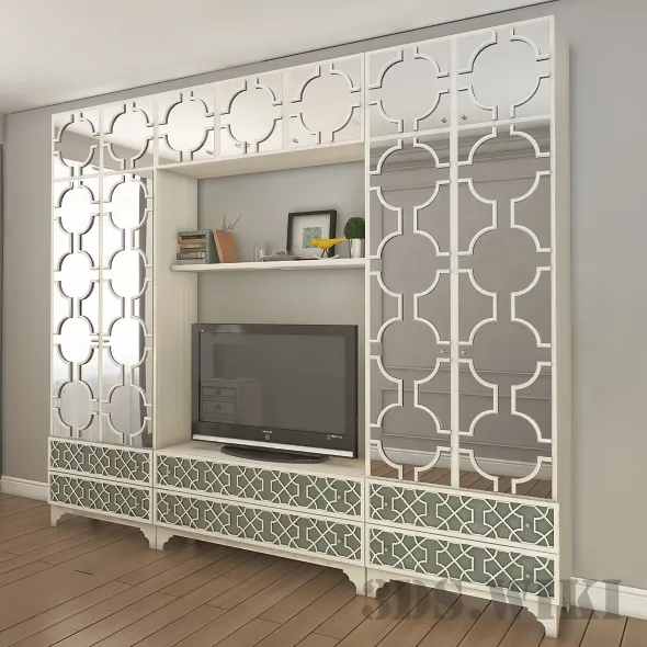 furniture – Contemporary Wardrobe with Mirrored Doors 3D Model furniture – Contemporary Wardrobe with Mirrored Doors 3D Model