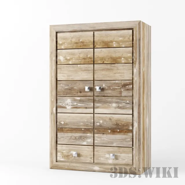 furniture – Contemporary wooden wardrobe 3D Model furniture – Contemporary wooden wardrobe 3D Model