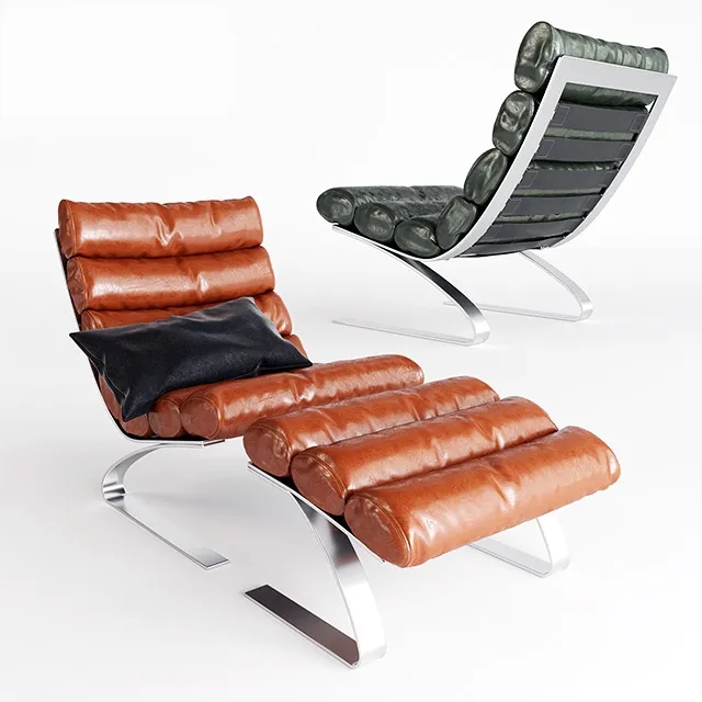 furniture – Cor Sinus Chair and Pouf 3D Model furniture – Cor Sinus Chair and Pouf 3D Model