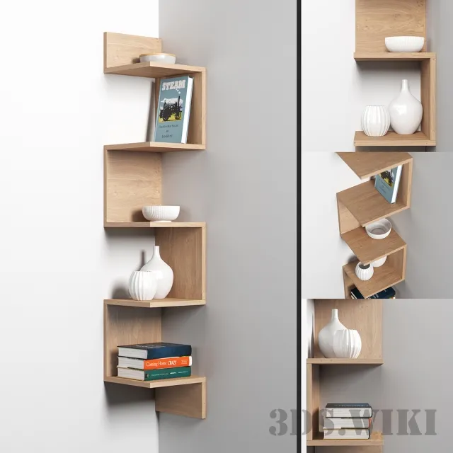 furniture – Corner rack 3D Model furniture – Corner rack 3D Model