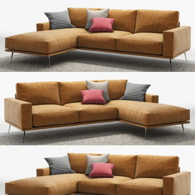 furniture – Corner sofa BoConcept 3D Model furniture – Corner sofa BoConcept 3D Model