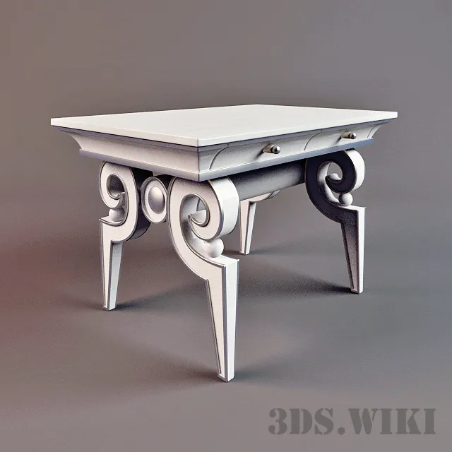 furniture – Corte Zari Zoe table 3D Model furniture – Corte Zari Zoe table 3D Model