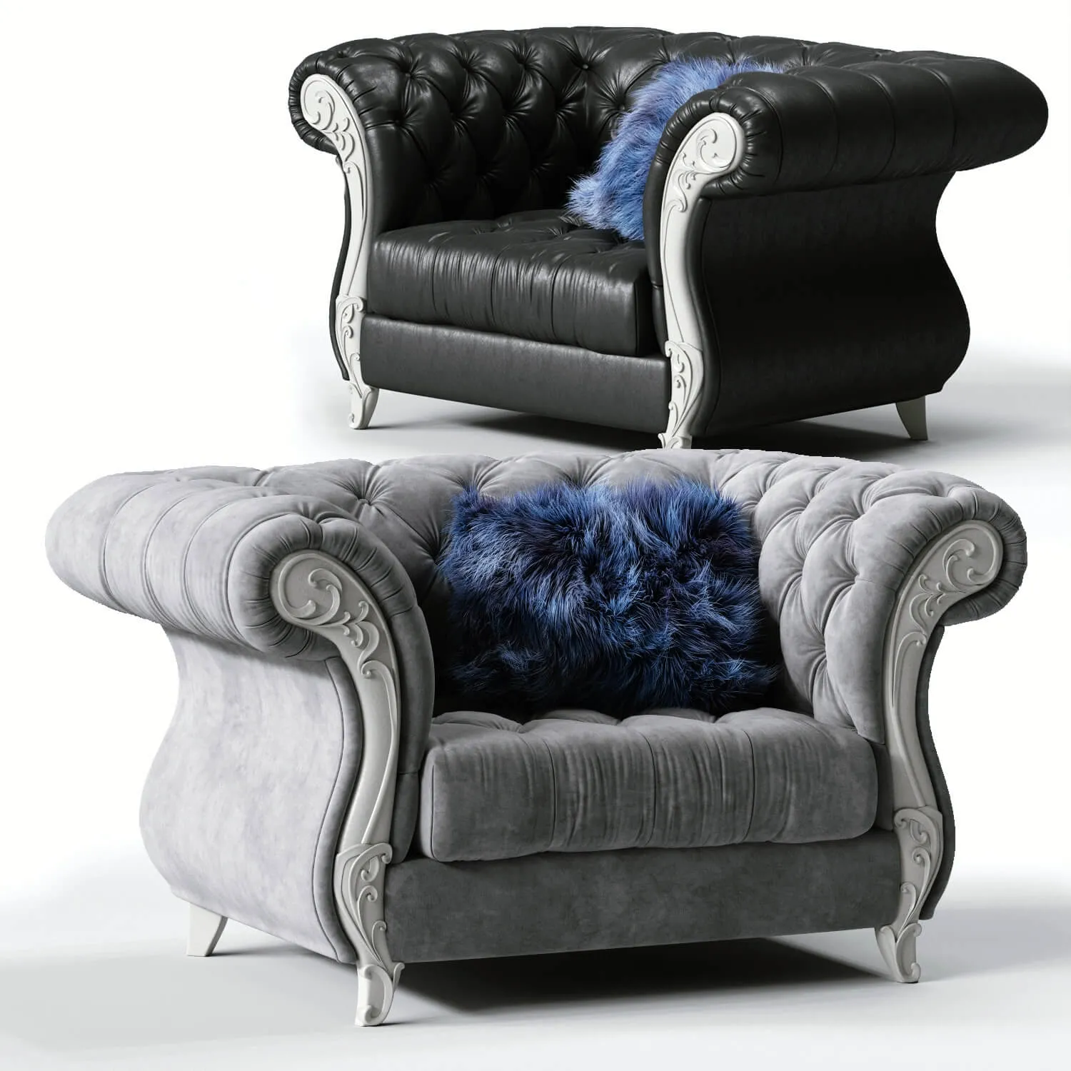 furniture – CorteZari Gabriel  armchair 3D Model