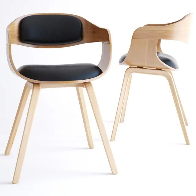 furniture – Costa chair- Kare Design – bruin 3D Model