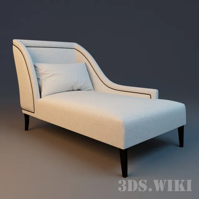 furniture – Couch Pasadena One Arm Chaise 3D Model furniture – Couch Pasadena One Arm Chaise 3D Model