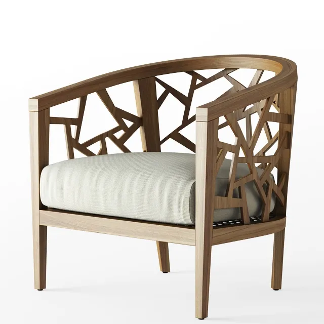 furniture – Crate and Barrel  Ankara chair 3D Model