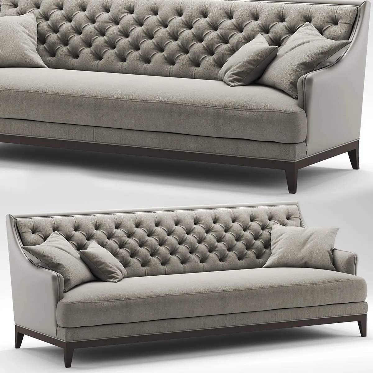 furniture – Crate and Barrel sofa set 02 3D Model furniture – Crate and Barrel sofa set 02 3D Model