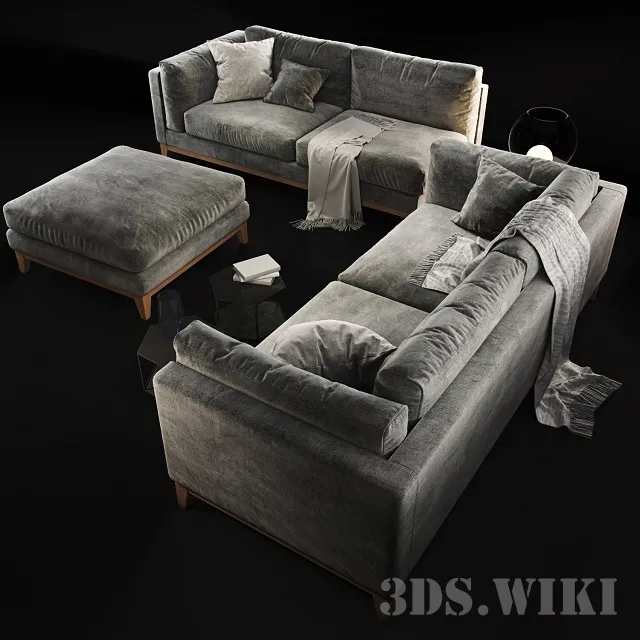 furniture – Cristal Sofa Club 3D Model furniture – Cristal Sofa Club 3D Model
