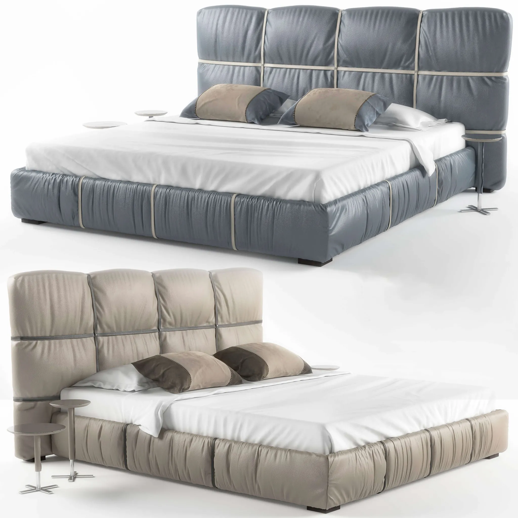 furniture – Crossover night bed 3D Model furniture – Crossover night bed 3D Model