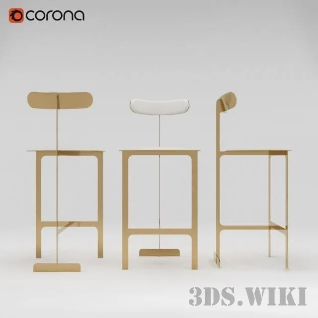 furniture – Барный стул от Yabupushelberg 3D Model