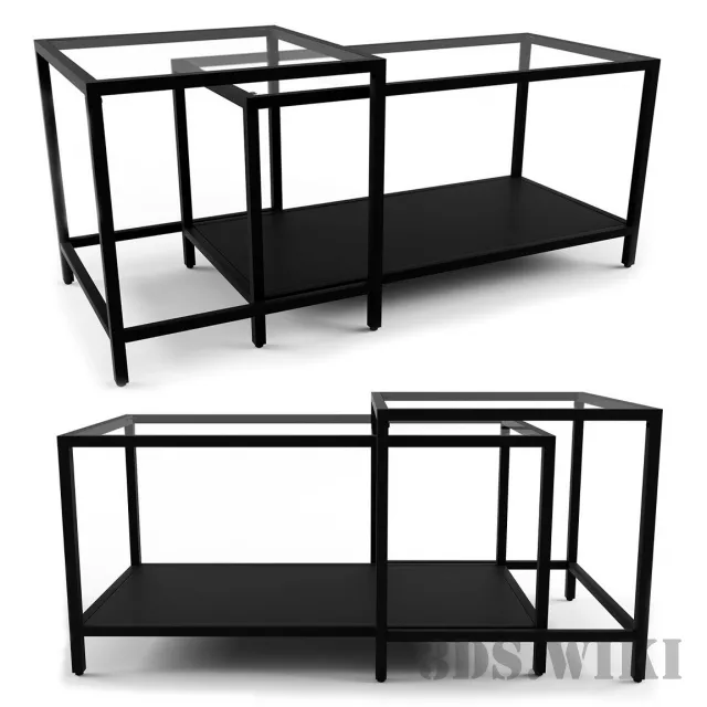furniture – Комплект столов Витшё Икеа 3D Model