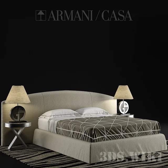furniture – Dandy Armani Casa bed 3D Model