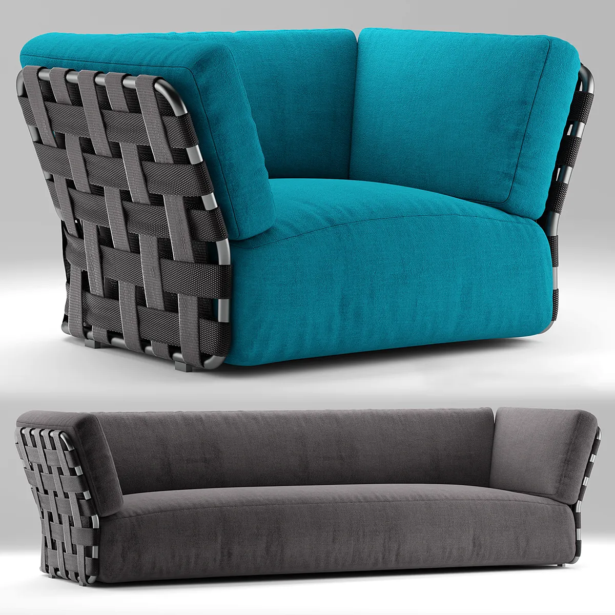 furniture – Dantone Home Bove armchair 02 3D Model