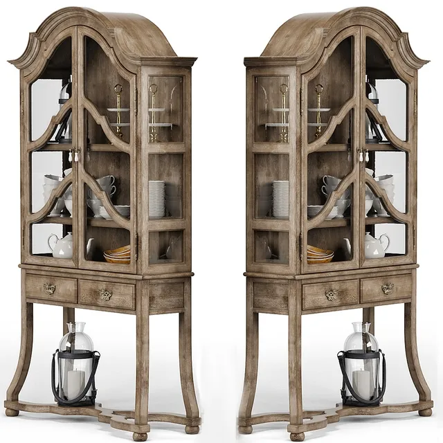 furniture – Dauphine Antique Cabinet 3D Model