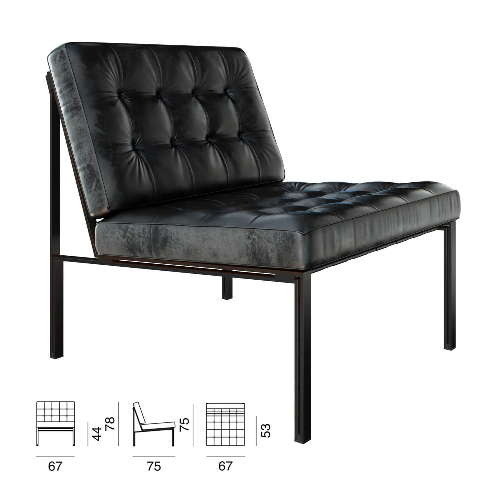 furniture – de Sede chair KT-2211 3D Model