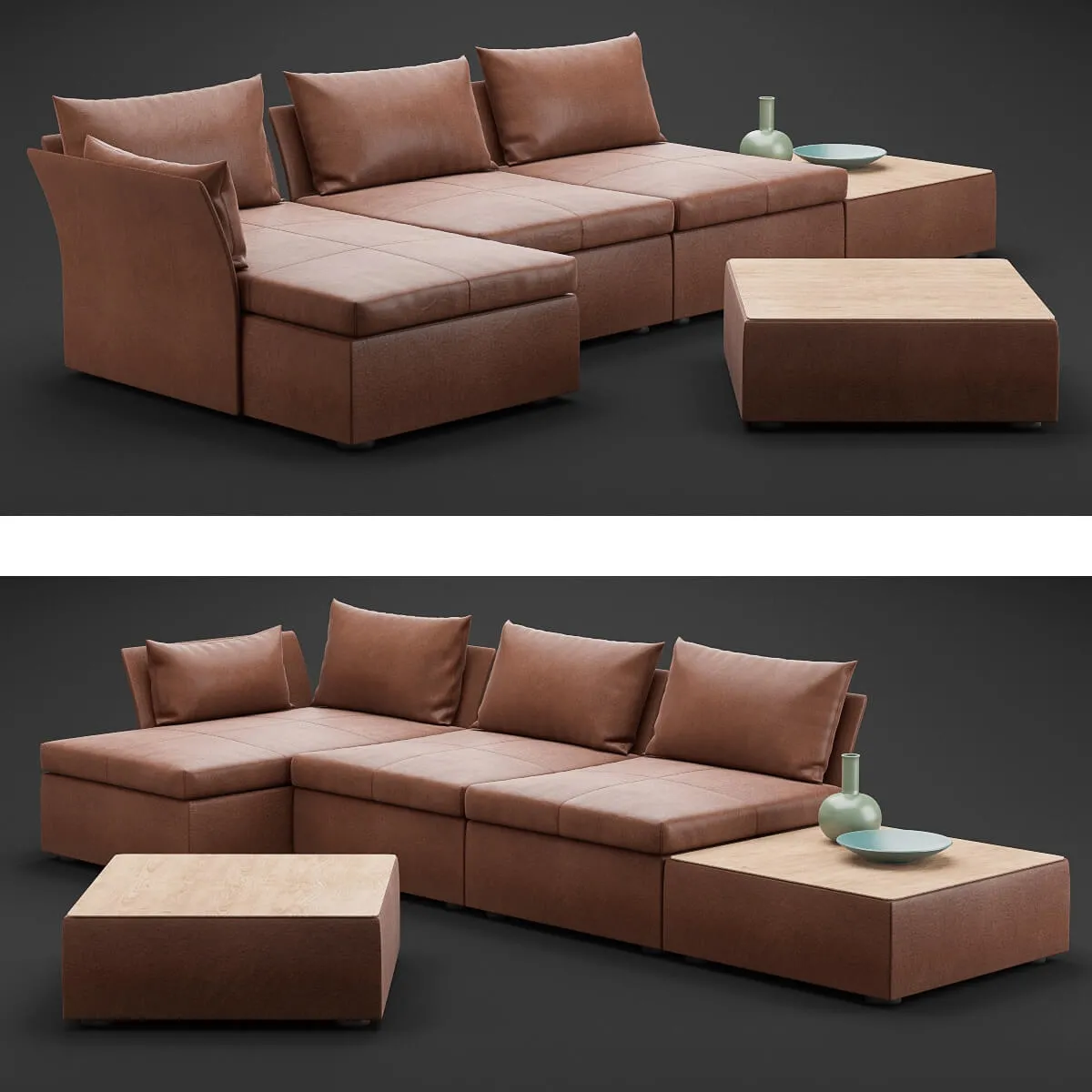 furniture – De Sede DS-19 sofa 3D Model furniture – De Sede DS-19 sofa 3D Model