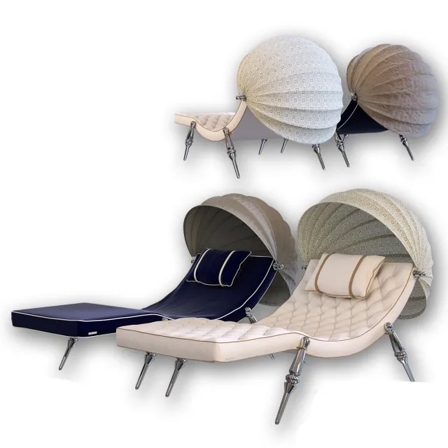 furniture – Deckchair Vissionaire Sveva Dehors 3D Model