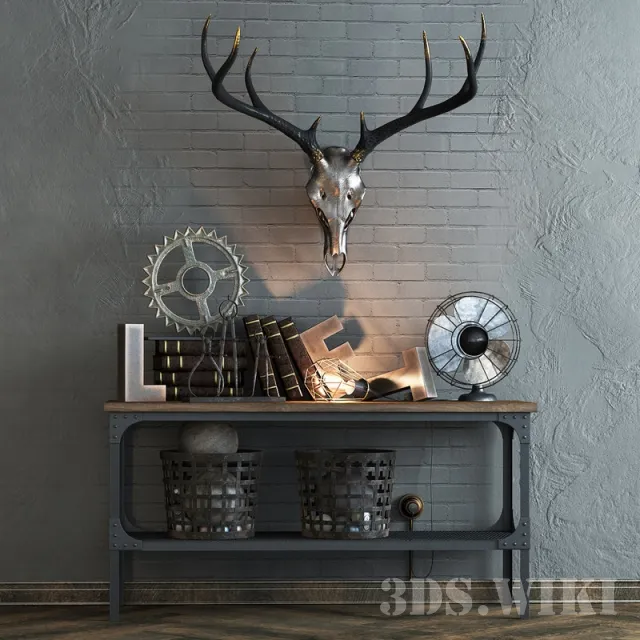 furniture – Decor set 3D Model furniture – Decor set 3D Model