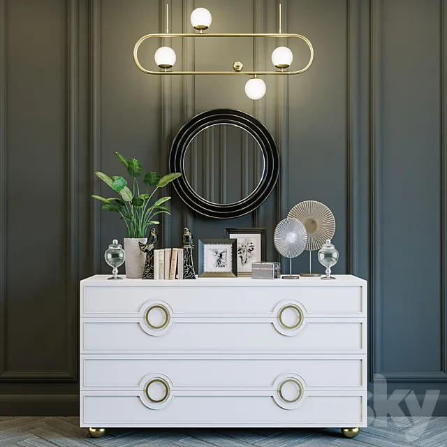 Furniture & decor set 3DModel Furniture & decor set 3DModel