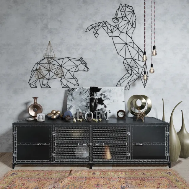 furniture – Decor set loft 3D Model furniture – Decor set loft 3D Model