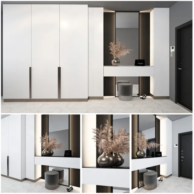 furniture – Decorative set 3D Model