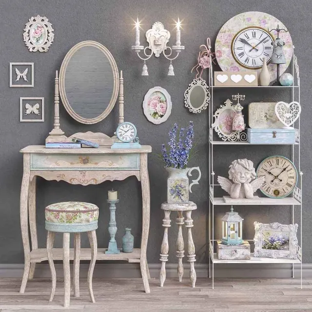 furniture – Decorative set 3D Model