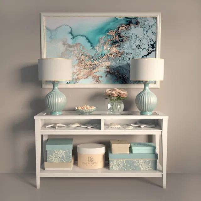 furniture – Decorative set 3D Model