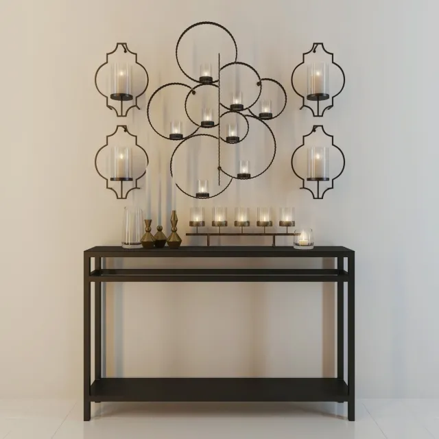 furniture – Decorative set Crate and Barrel 3D Model furniture – Decorative set Crate and Barrel 3D Model