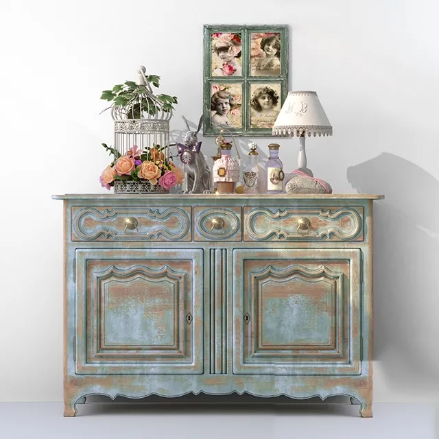 furniture – Decorative set of Province 2 3D Model furniture – Decorative set of Province 2 3D Model