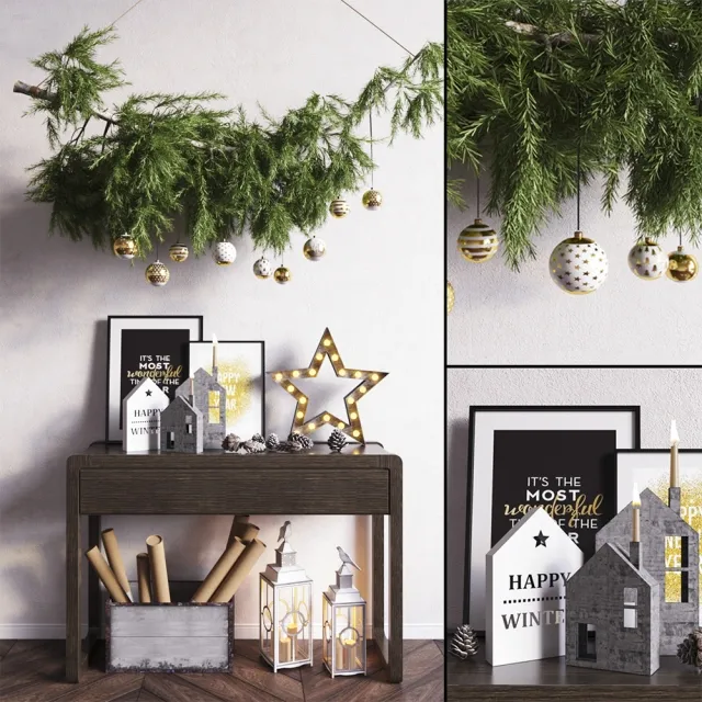 furniture – Decorative set_9 3D Model furniture – Decorative set_9 3D Model