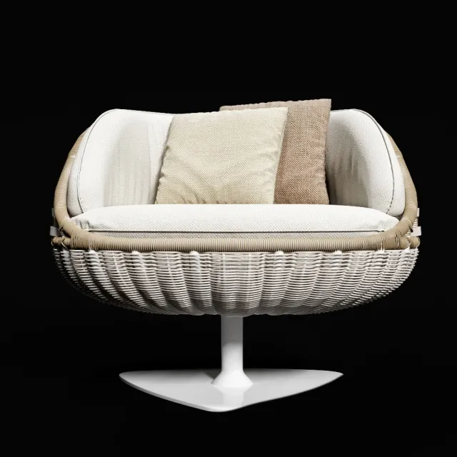 furniture – Dedon Swingrest armchair 3D Model