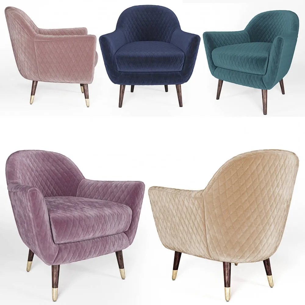 furniture – Deep house chair 4 3D Model