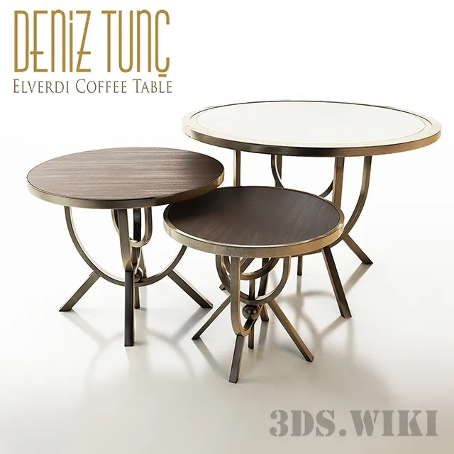 furniture – Deniz Tunc Elverdi table 3D Model