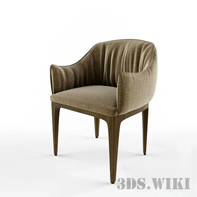 furniture – Design chair Potocco Blossom Armchair 3D Model