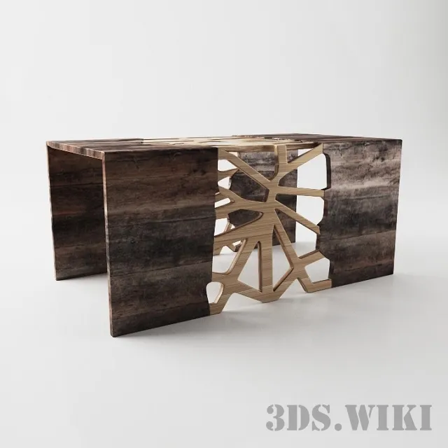 furniture – Design Desk Branch 2 3D Model