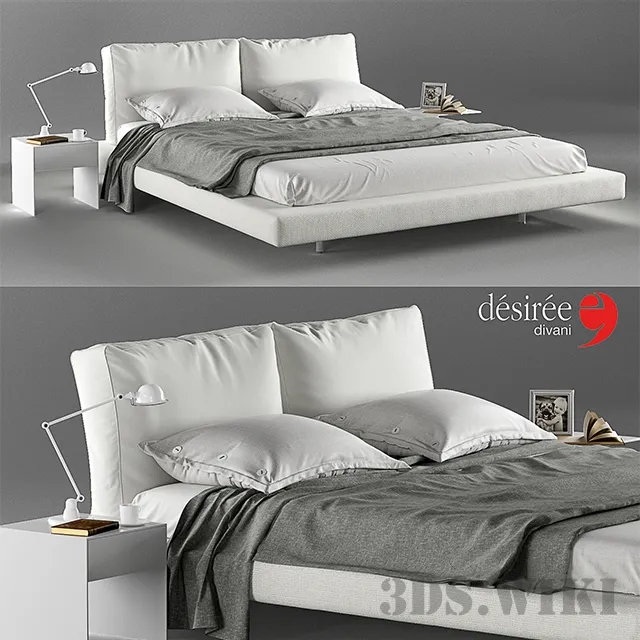 furniture – Desiree Ozium bed 3D Model