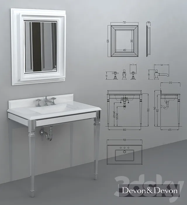 Furniture Devon&Devon 3D Model Furniture Devon&Devon 3D Model