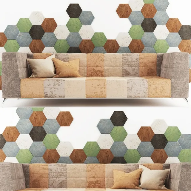 furniture – Dialma brown sofa 3D Model