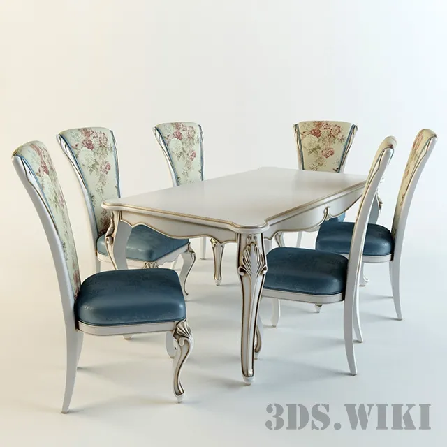 furniture – Dining room Sofia 3D Model furniture – Dining room Sofia 3D Model