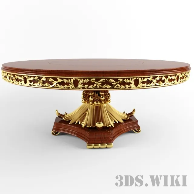 furniture – Dining round table Matisse factory Jumbo Italy 3D Model