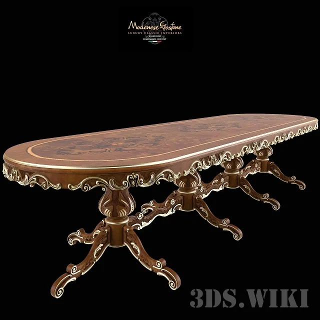 furniture – Dining table 12137 Modenese Gastone 3D Model