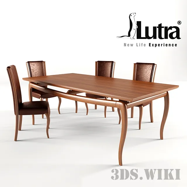 furniture – Dining Table and Chairs 3D Model