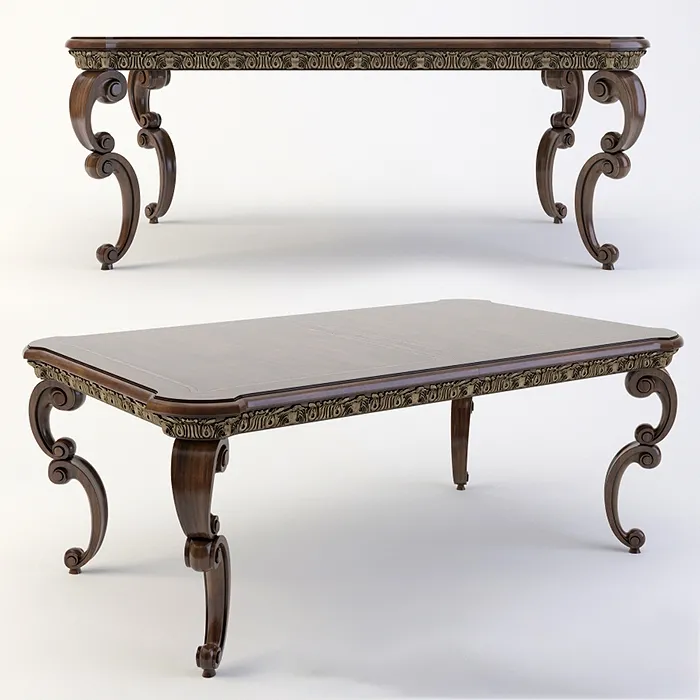 furniture – Dining table bernhardt furniture villa medici 3D Model