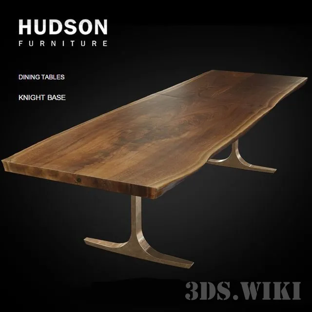 furniture – Dining table by Hudson furniture 3D Model