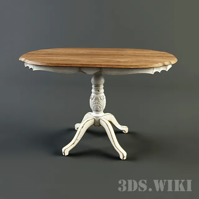 furniture – Dining table DB001598 Dialma Brown 3D Model